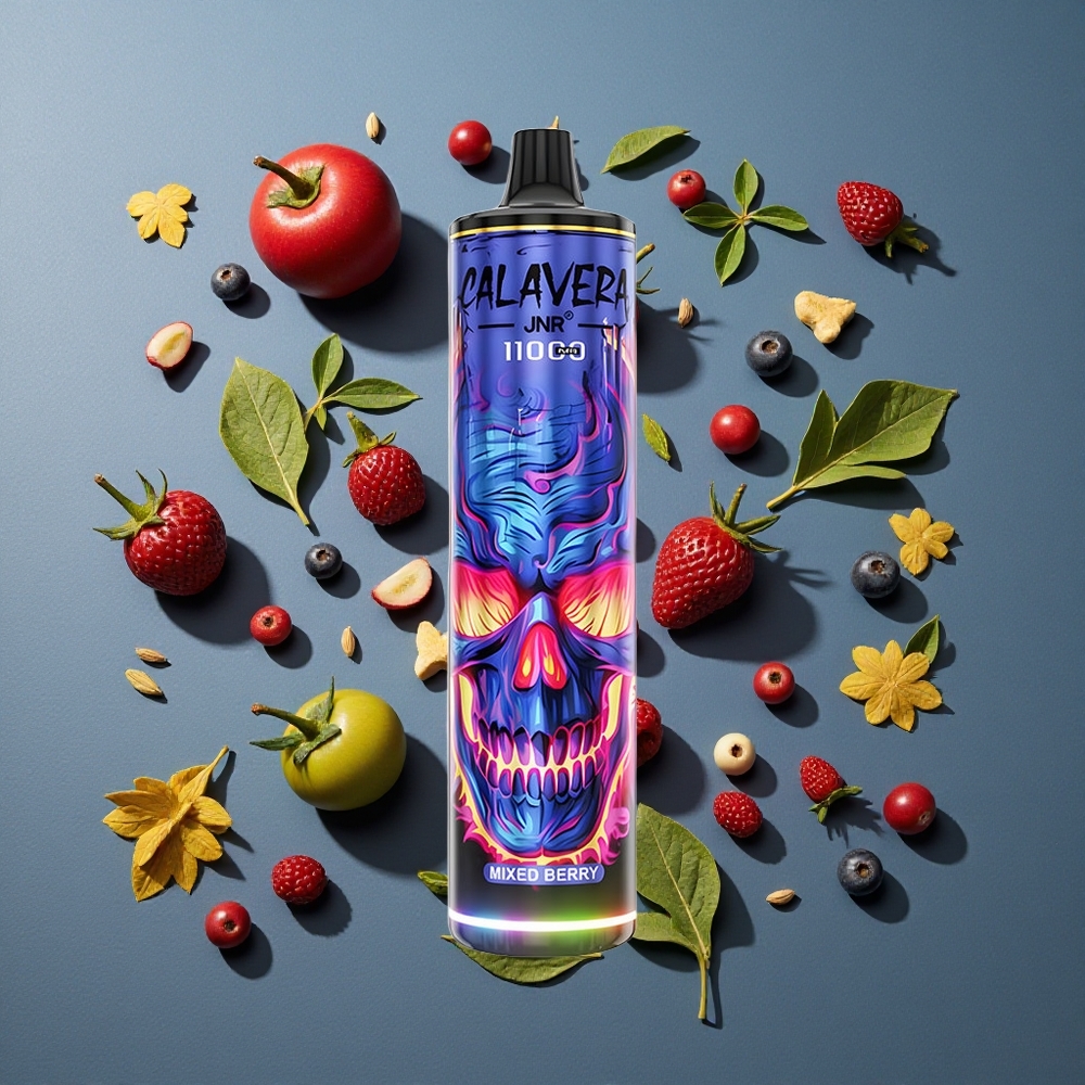 Baies Mixtes JNR Calavera 11000 Puffs Rechargeable Type-C vente en gros Belgique