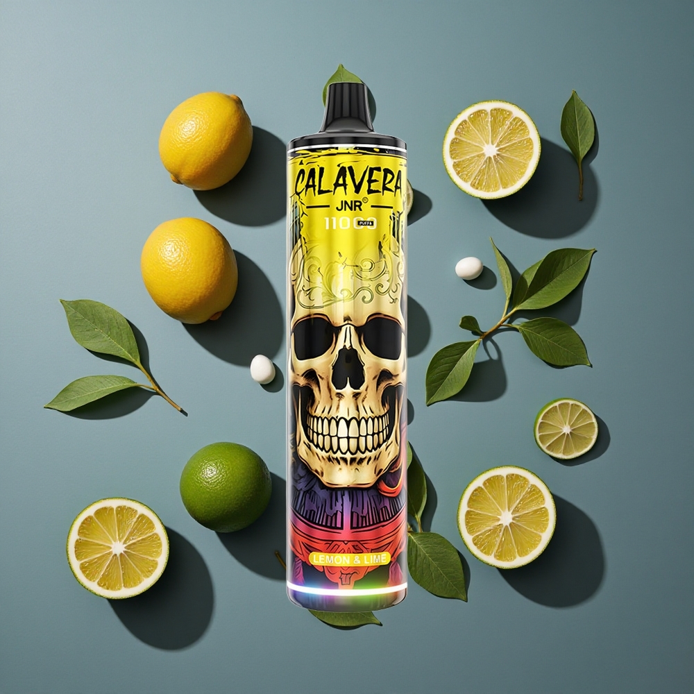 Citron & Lime JNR Calavera 11000 Puffs 21ml E-Liquid vente en gros Belgique