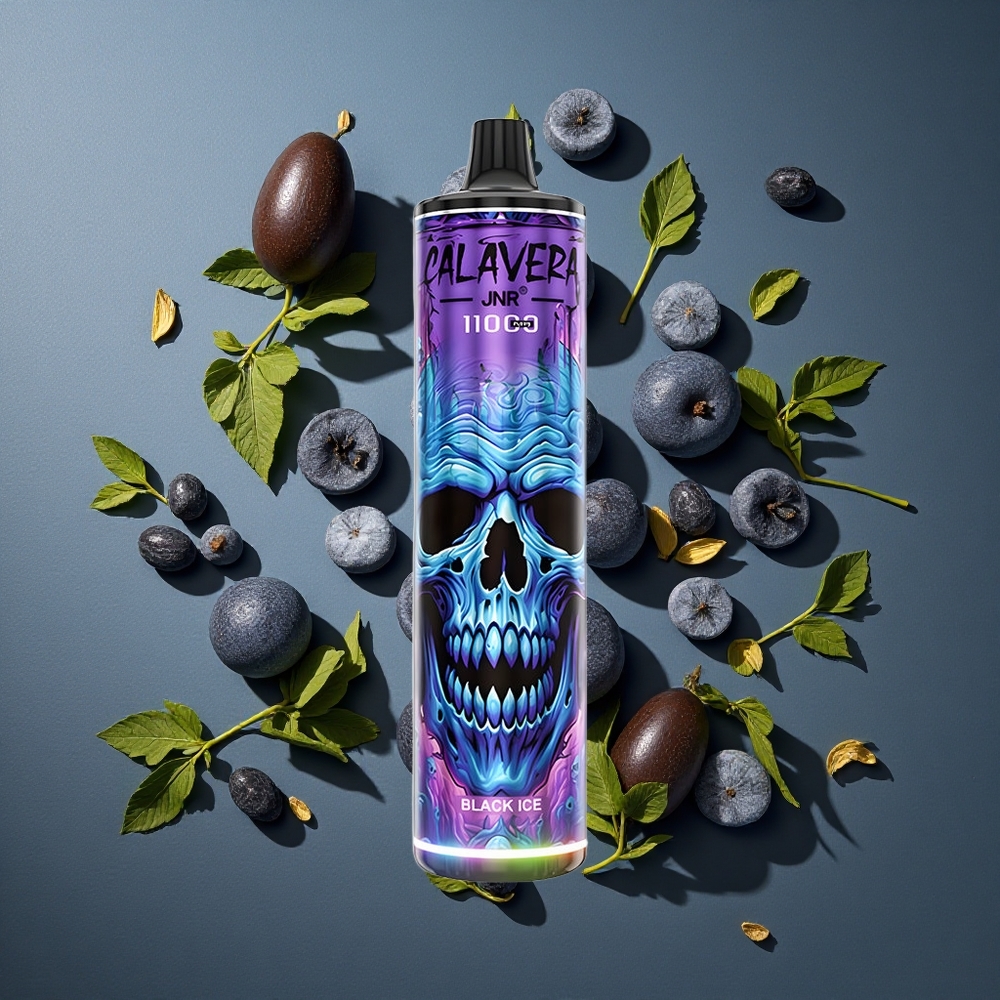Glace Noire JNR Calavera 11000 Puffs 21ml E-Liquid vente en gros Belgique