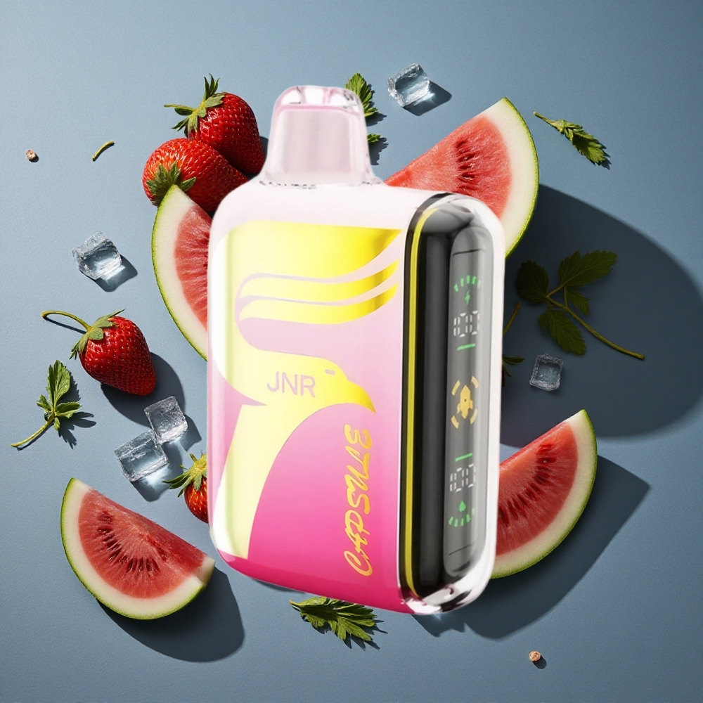 Fraise Pastèque Glacée JNR Capsule 15000 Puffs Charge Rapide Type-C vente en gros Belgique