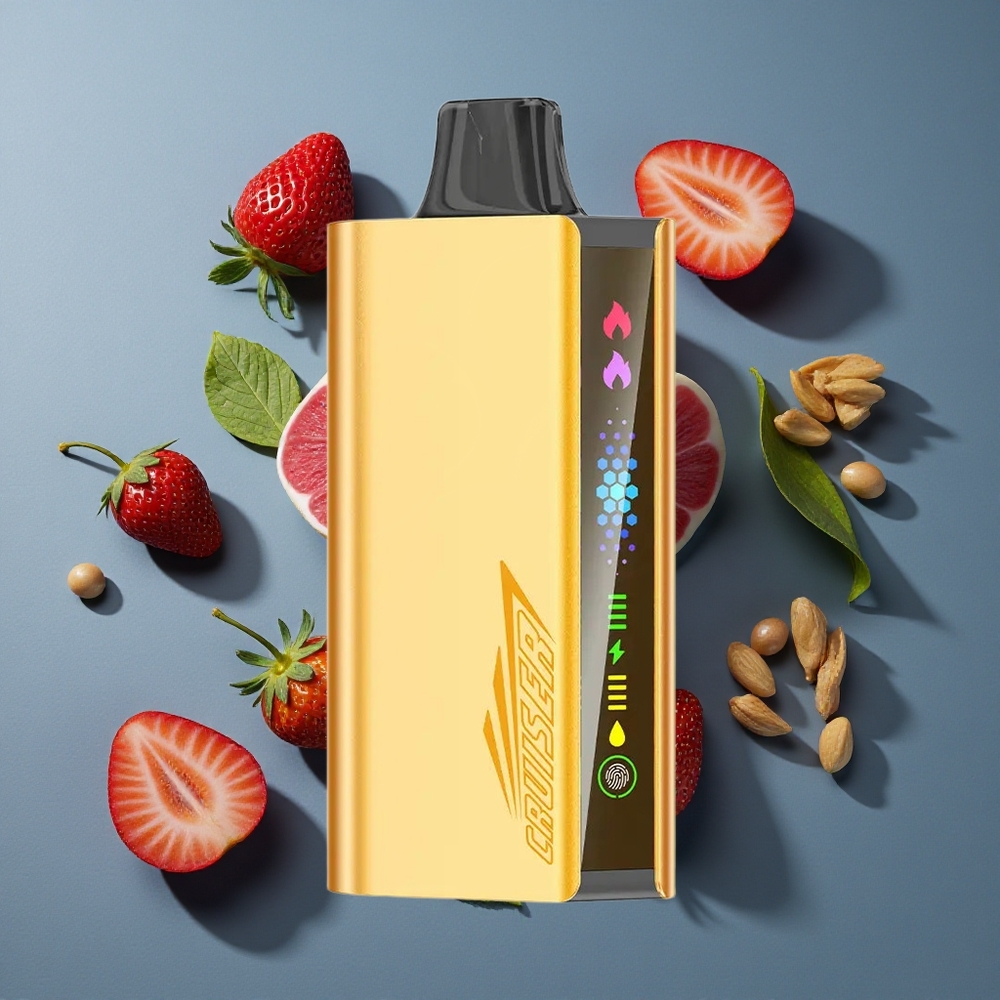 Fraise Chupa Chups JNR Cruiser 12000 Puffs vente en gros Belgique Ecran Animé & 25ml E-liquide