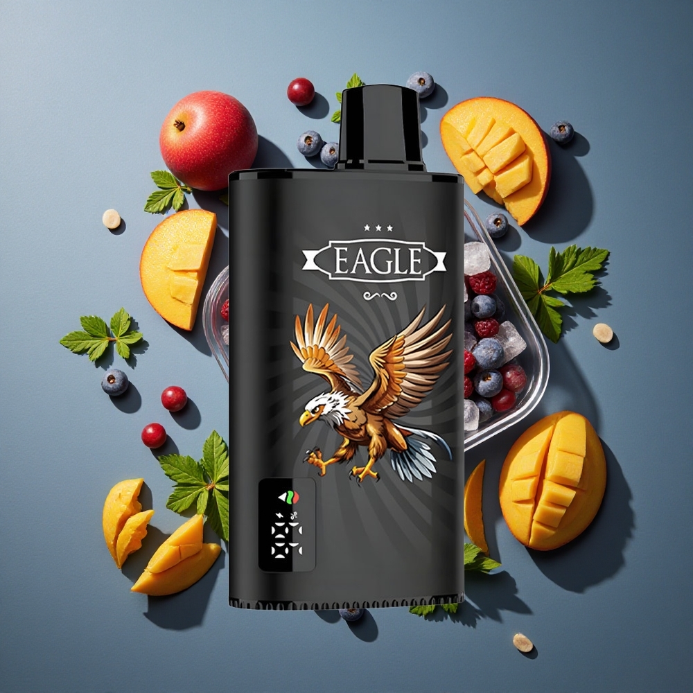Cassis Mangue Glacé JNR EAGLE Smart 23000 Puffs Écran Digital vente en gros Belgique