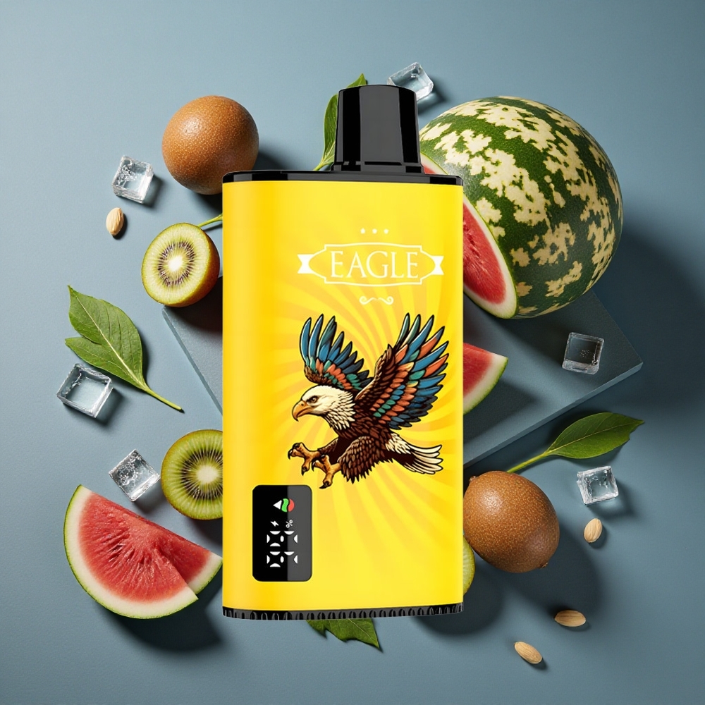 Kiwi Pastèque Glacé JNR EAGLE Smart 23000 Puffs Écran Digital vente en gros Belgique