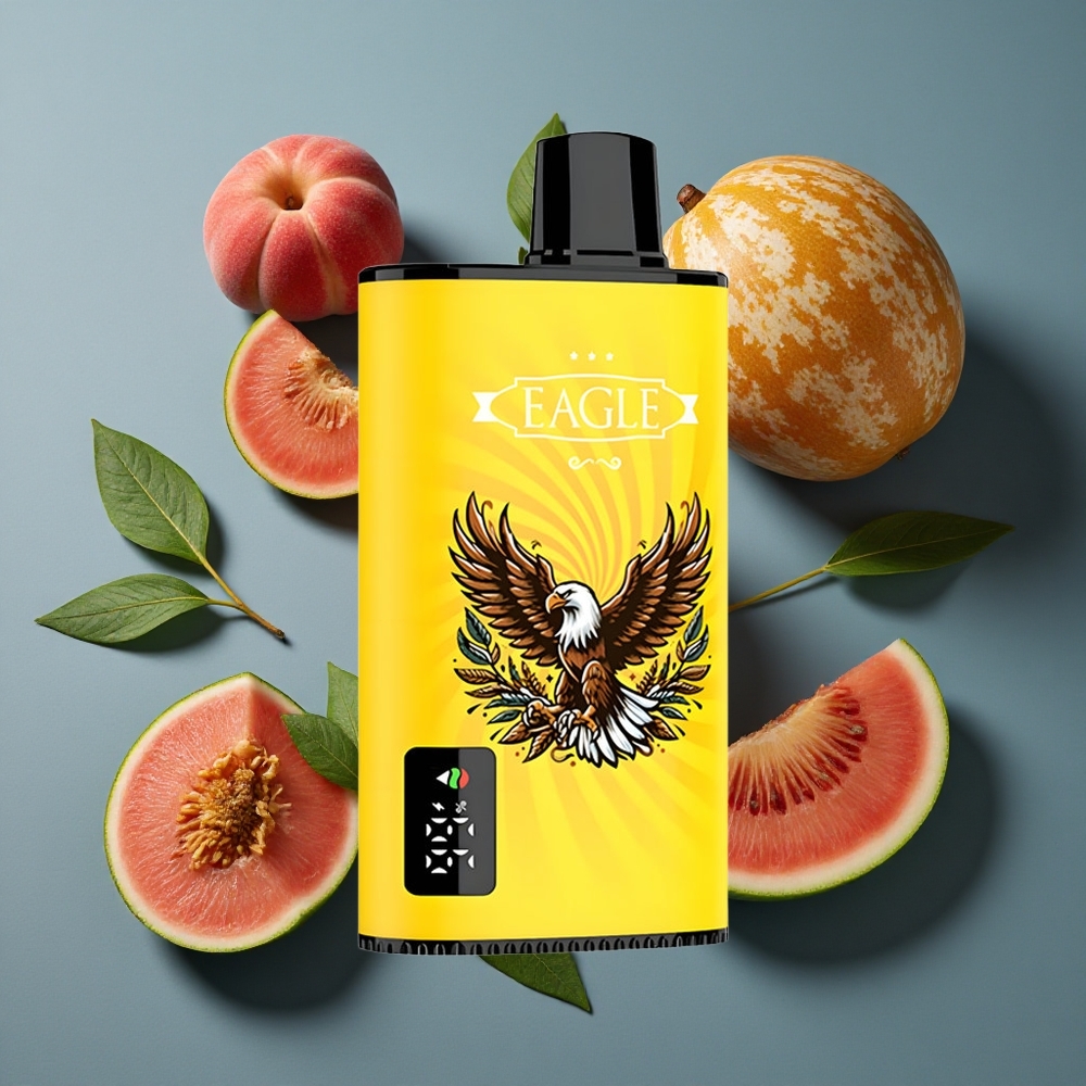 Pêche Mangue Pastèque JNR EAGLE Smart 23000 Puffs vente en gros Belgique Écran Digital 25ml