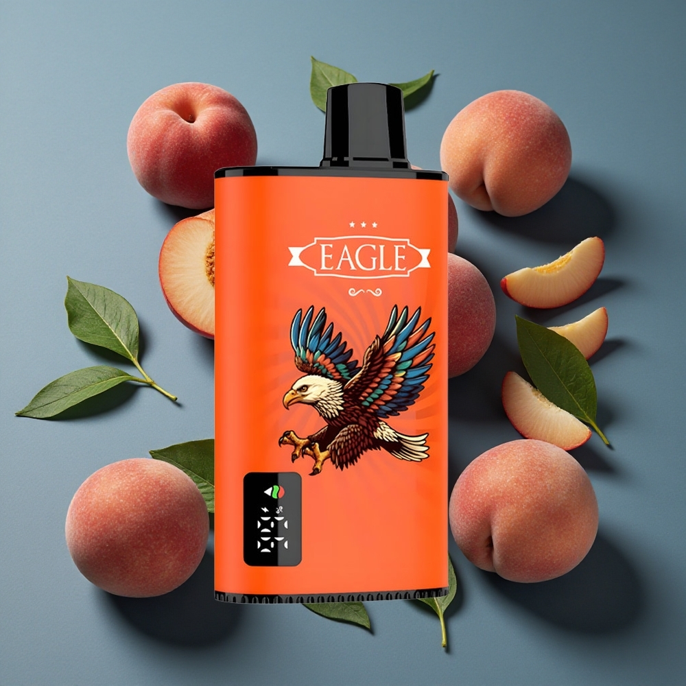 Pêches Juteuses JNR EAGLE Smart 23000 Puffs Écran Digital vente en gros Belgique