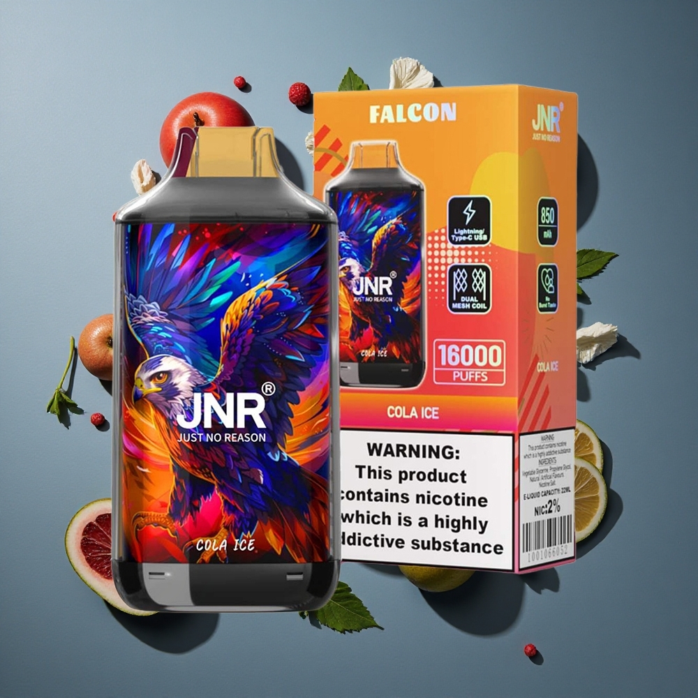 Cola Glacé JNR Falcon 16000 Puffs - 22ml Capacité - vente en gros Belgique