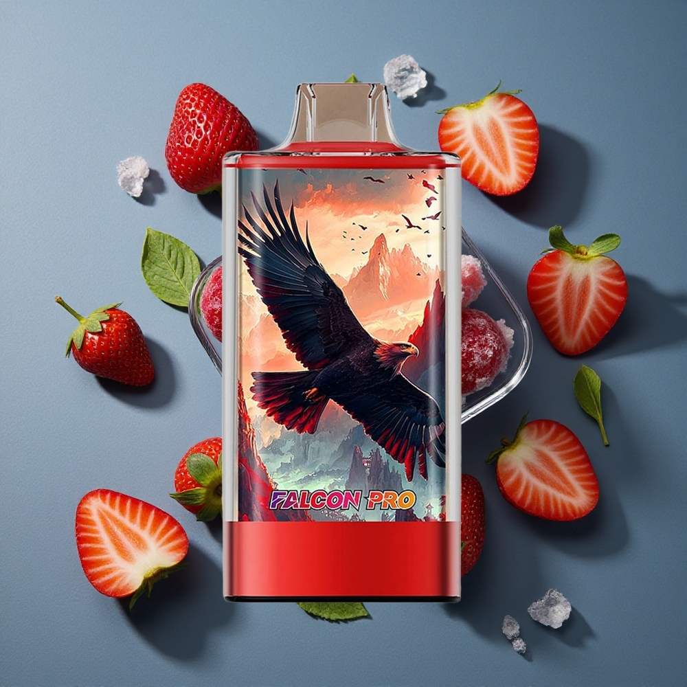 Fraise Glacée JNR Falcon Pro 28000 Puffs vente en gros Belgique 30ml Pré-rempli 950mAh