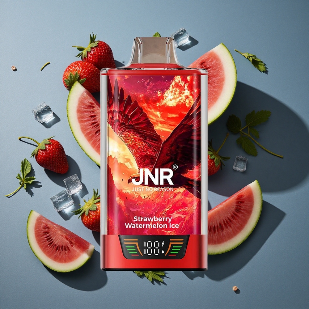 Fraise Pastèque Glacée JNR Falcon Pro 28000 Puffs vente en gros Belgique 30ml Prérempli 950mAh