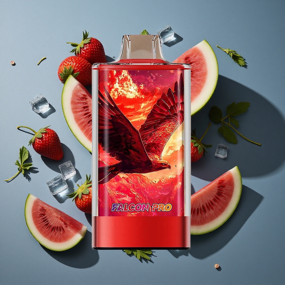Fraise Pastèque Glacée JNR Falcon Pro 28000 Puffs vente en gros Belgique 30ml Prérempli 950mAh