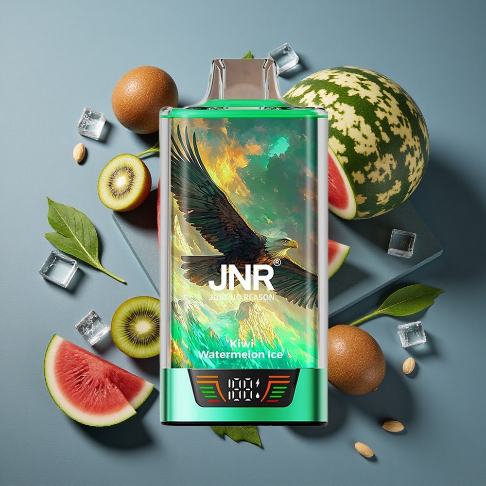 Kiwi Pastèque Glacé JNR Falcon Pro 28000 Puffs vente en gros Belgique 30ml Prérempli USB-C
