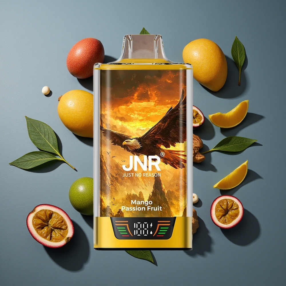 Mangue Fruit de la Passion JNR Falcon Pro 28000 Puffs vente en gros Belgique 30ml Pré-rempli 950mAh