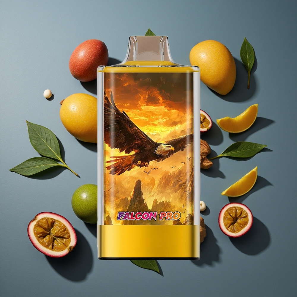Mangue Fruit de la Passion JNR Falcon Pro 28000 Puffs vente en gros Belgique 30ml Pré-rempli 950mAh
