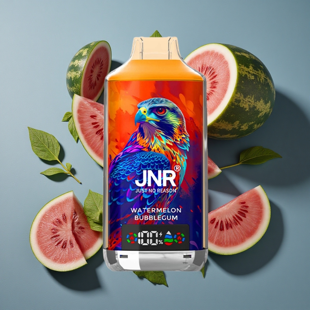Pastèque Bubblegum JNR Falcon X 18000 Puffs 24ml vente en gros Belgique Affichage Numérique