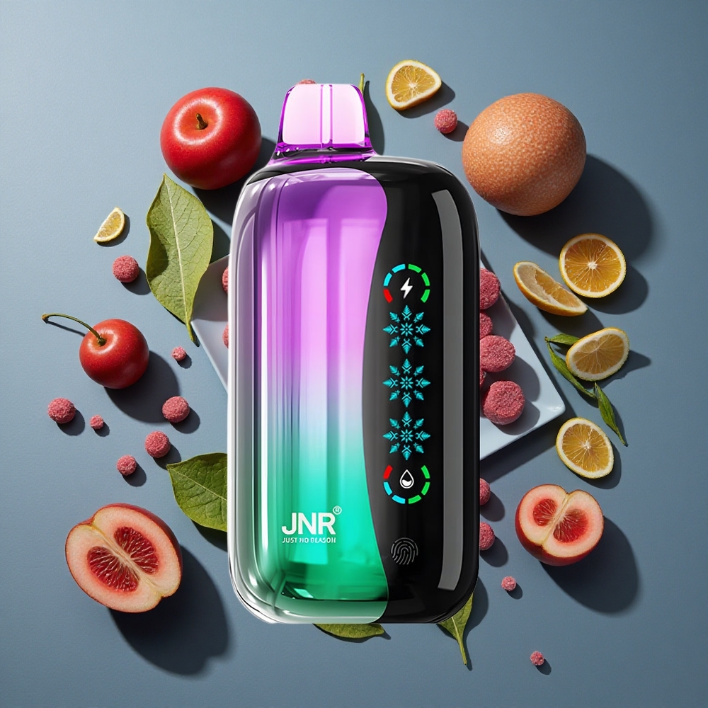 Bonbons Acidulés Cerise JNR Flex Ice 21000 Puffs vente en gros Belgique 26ml E-liquide Airflow Personnalisable