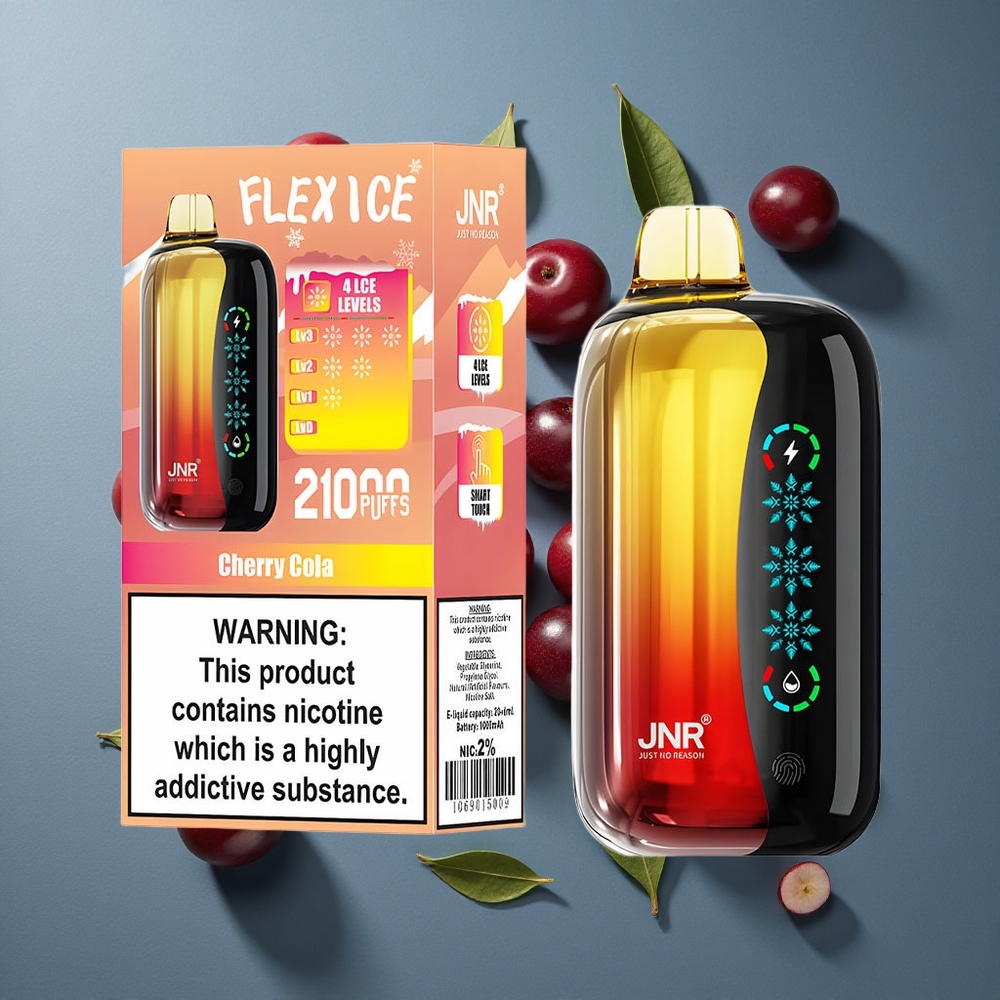 Cerise Cola JNR Flex Ice 21000 Puffs vente en gros Belgique Ice Adjustable 26ml E-liquid