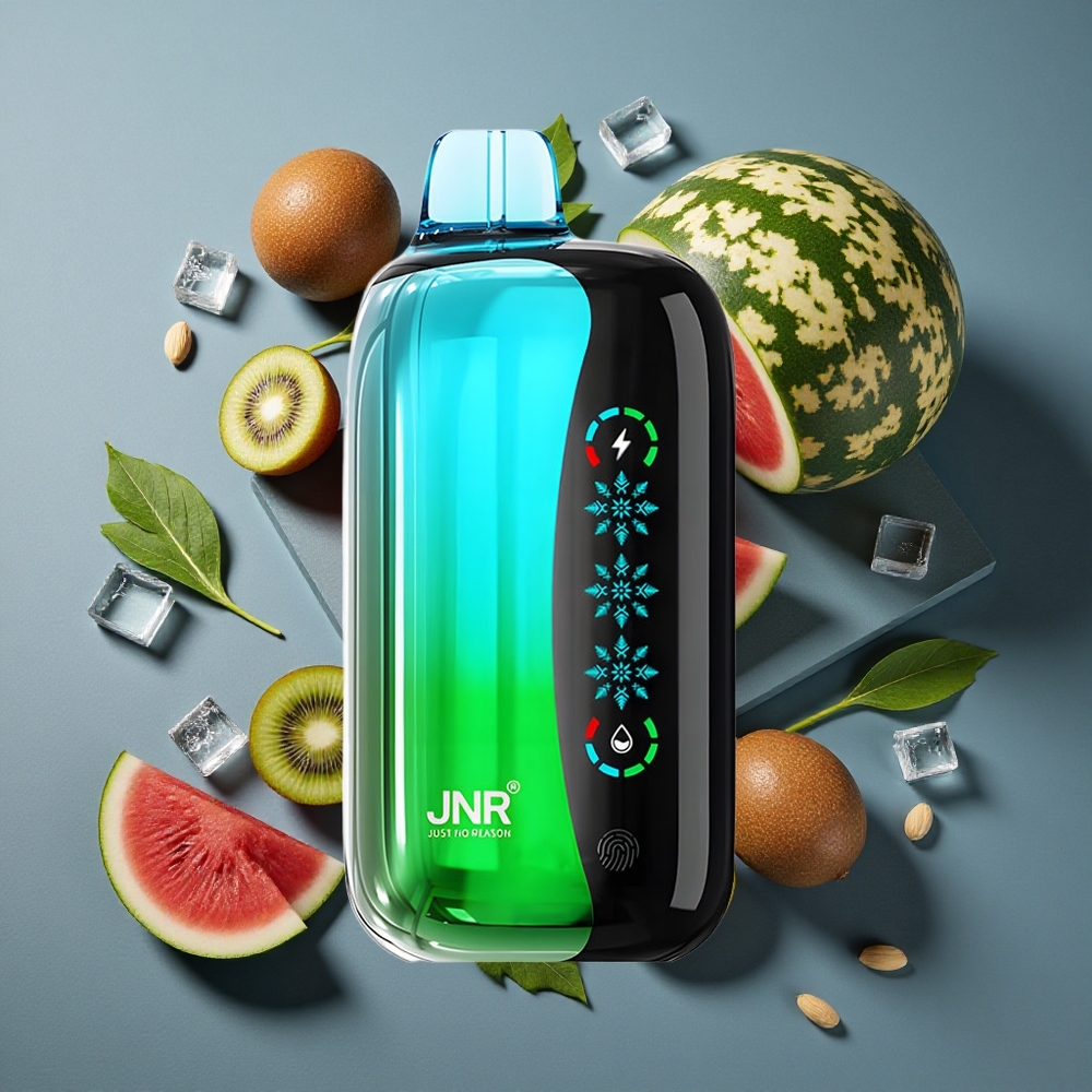 Kiwi Pastèque Glacé JNR Flex Ice 21000 Puffs vente en gros Belgique Ecran Tactile 26ml E-liquide