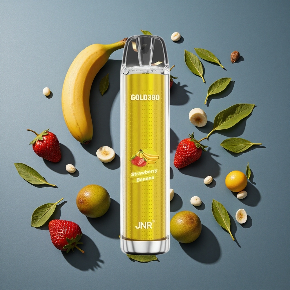 Fraise Banane JNR Gold380 6000 Puffs 13ml vente en gros Belgique 0% 2% 5% Nicotine