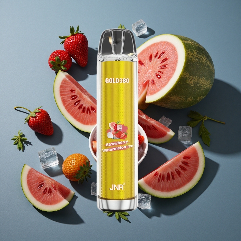 Fraise Pastèque Glacée JNR Gold380 6000 Puffs vente en gros Belgique 13ml