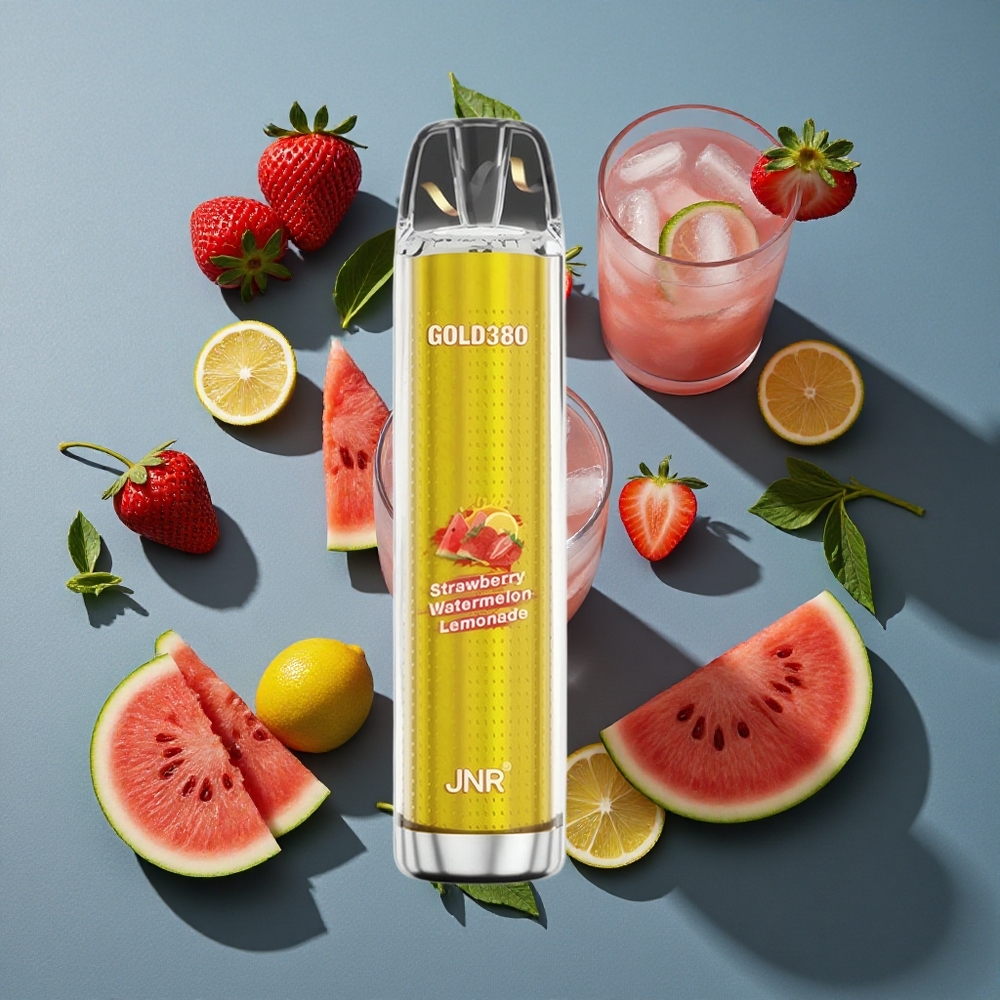 Fraise Pastèque Limonade JNR Gold380 6000 Puffs vente en gros Belgique 13ml e-Liquide