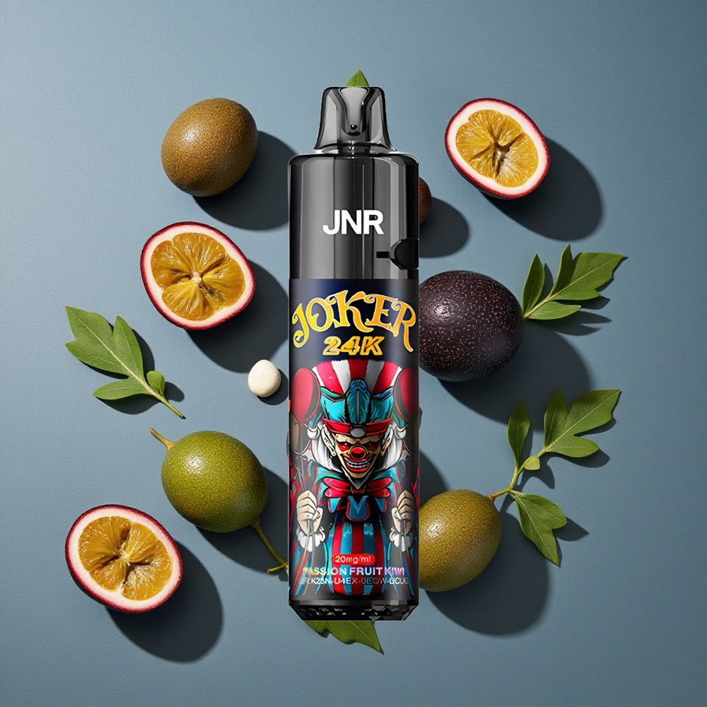 Passion Fruit Kiwi JNR Joker 24K Puffs Rechargeable Type-C vente en gros Belgique 24000 Puffs