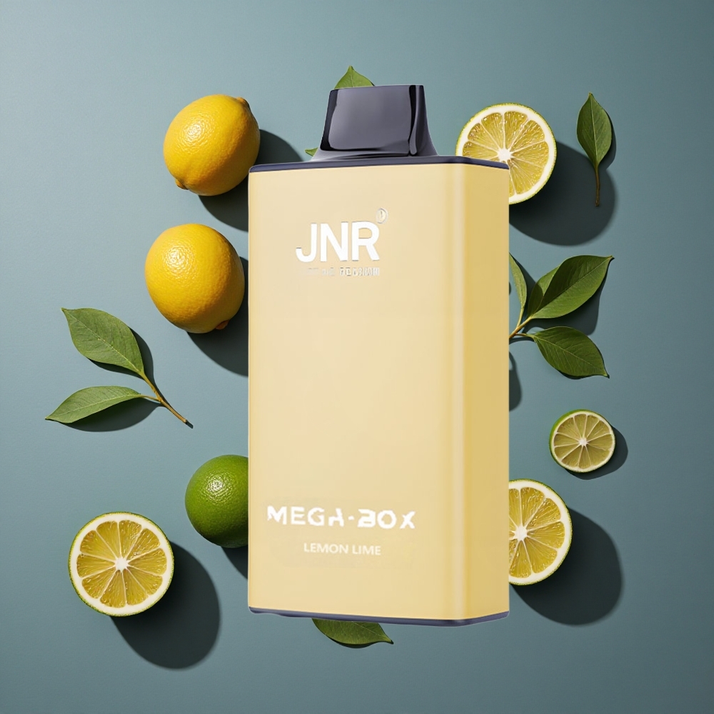 Citron & Lime JNR Mega Box 25000 Puffs 30ml Capacité vente en gros Belgique Dual Mesh Coil