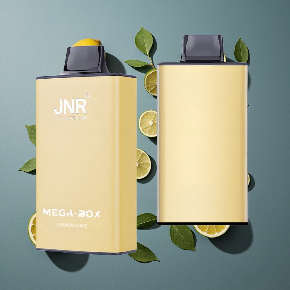 Citron & Lime JNR Mega Box 25000 Puffs 30ml Capacité vente en gros Belgique Dual Mesh Coil