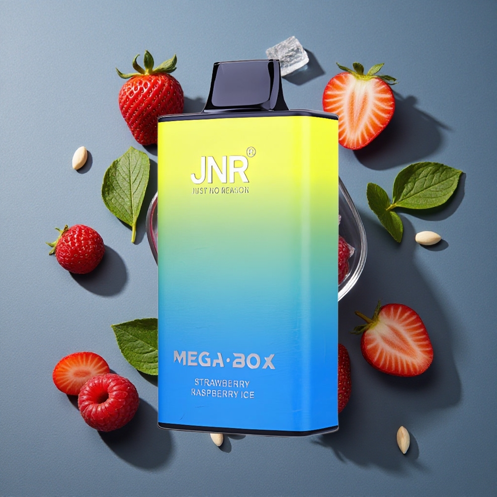 Fraise Framboise Menthe JNR Mega Box 25000 Puffs 30ml vente en gros Belgique