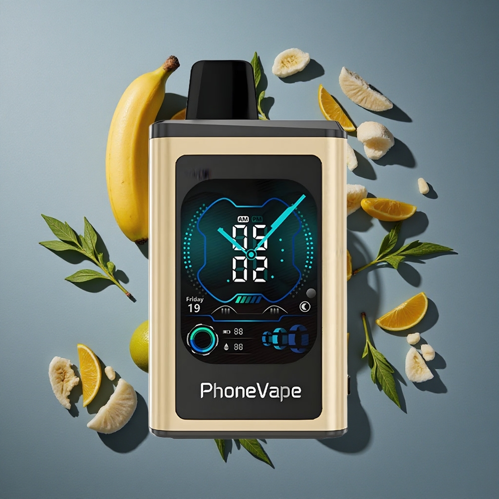 Banane Glacée JNR PhoneVape 30000 bouffées vente en gros Belgique App Contrôlée