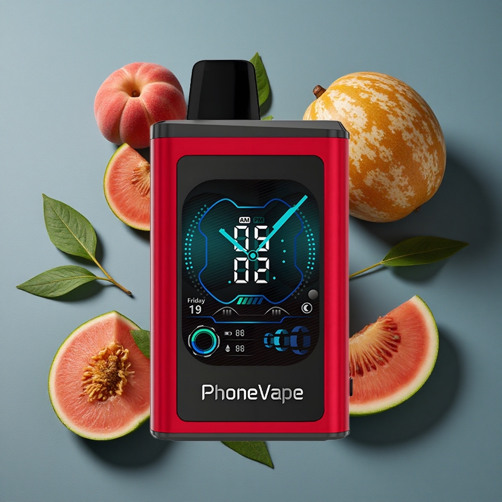 Pêche Mangue Pastèque JNR PhoneVape 30000 bouffées vente en gros Belgique 850mAh Type-C Rechargeable