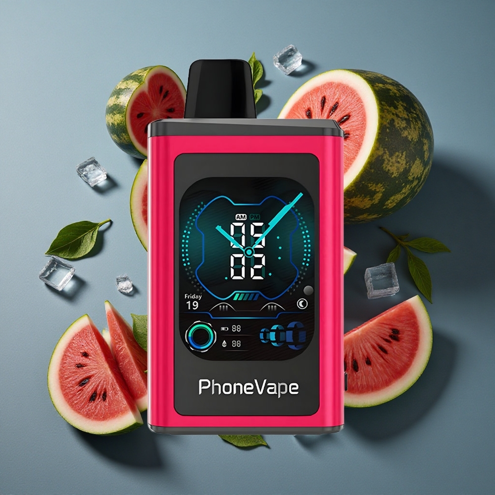 Pastèque Glacée JNR PhoneVape 30000 bouffées vente en gros Belgique App Contrôlée