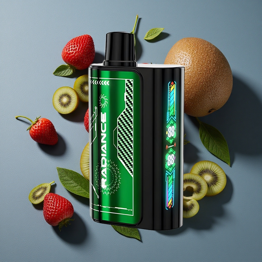 Fraise Kiwi JNR Radiance 31000 Puffs Écran Animé Intelligent vente en gros Belgique