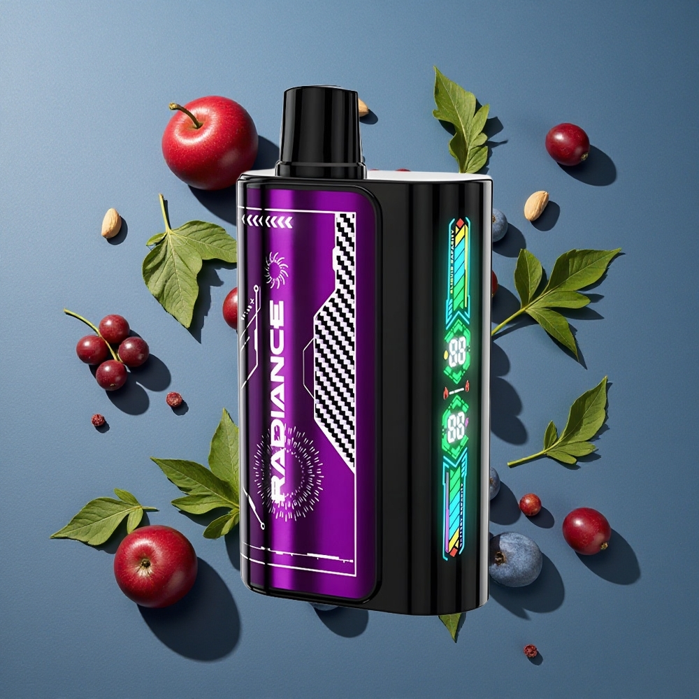 Framboise Bleue Cerise JNR Radiance 31000 Puffs 28ml e-liquide vente en gros Belgique