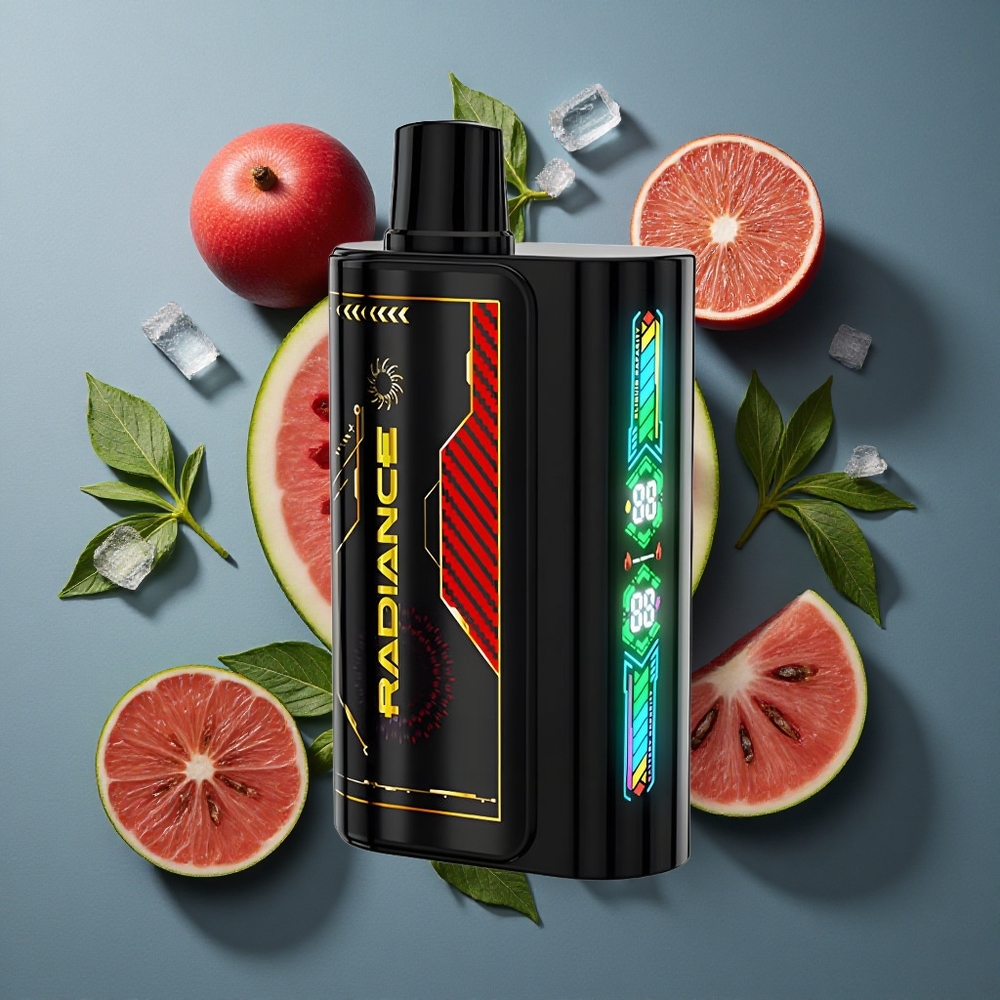 Pastèque Glacée JNR Radiance 31000 Puffs 28ml e-liquide vente en gros Belgique