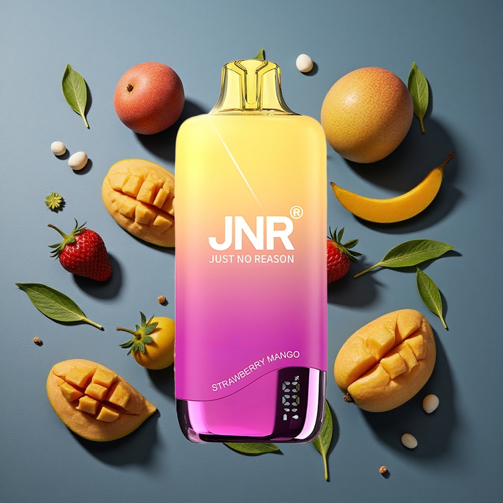 Fraise Mangue JNR Rainbow 10500 Puffs vente en gros Belgique 18ml Réservoir e-Liquide