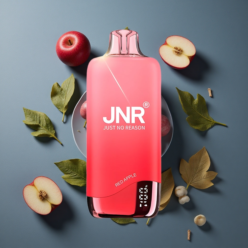Pomme Rouge JNR Rainbow 10500 Puffs 18ml Réservoir e-Liquide vente en gros Belgique