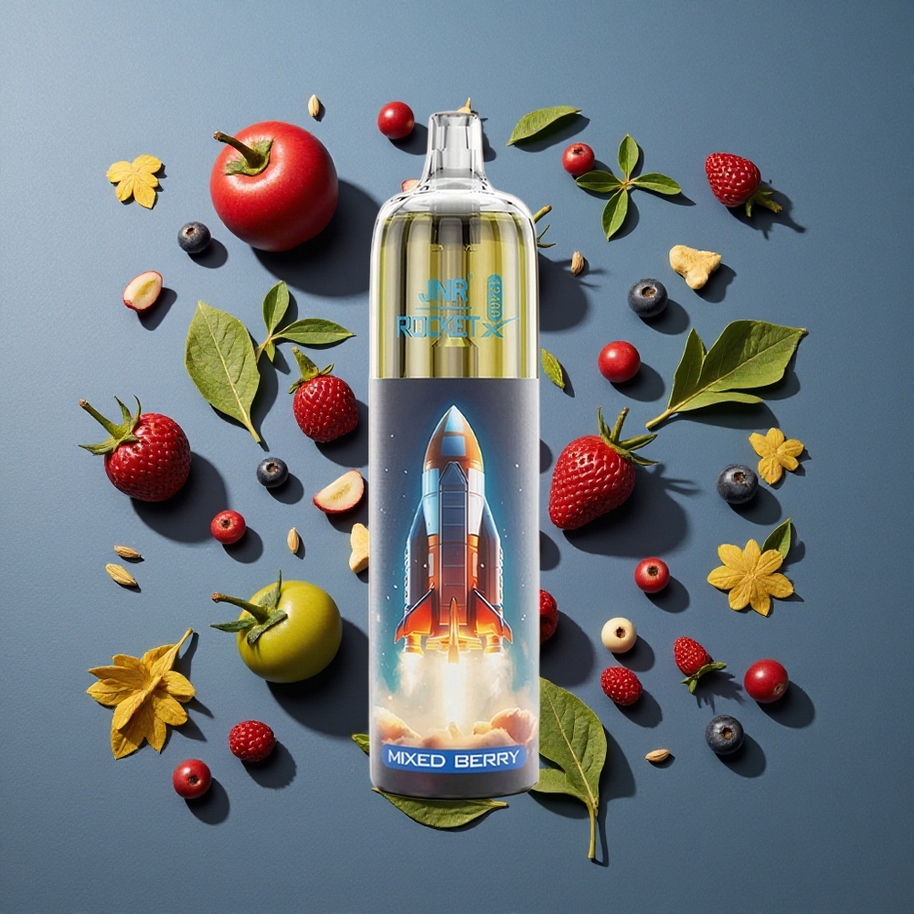 Baies Mixtes JNR Rocket-X 12400 Puffs avec Airflow Réglable et Lumières RGB vente en gros Belgique