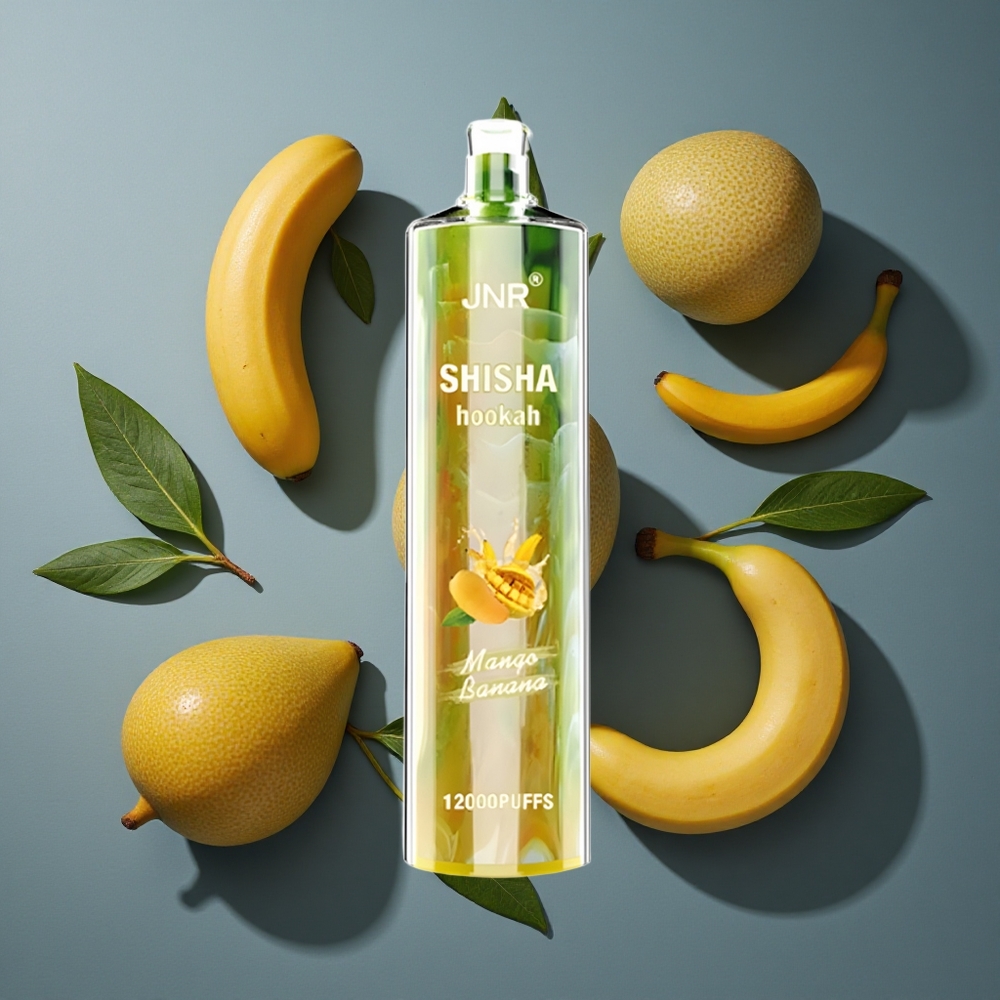 Mangue Banane JNR Shisha Hookah 12000 Puffs 24ml vente en gros Belgique