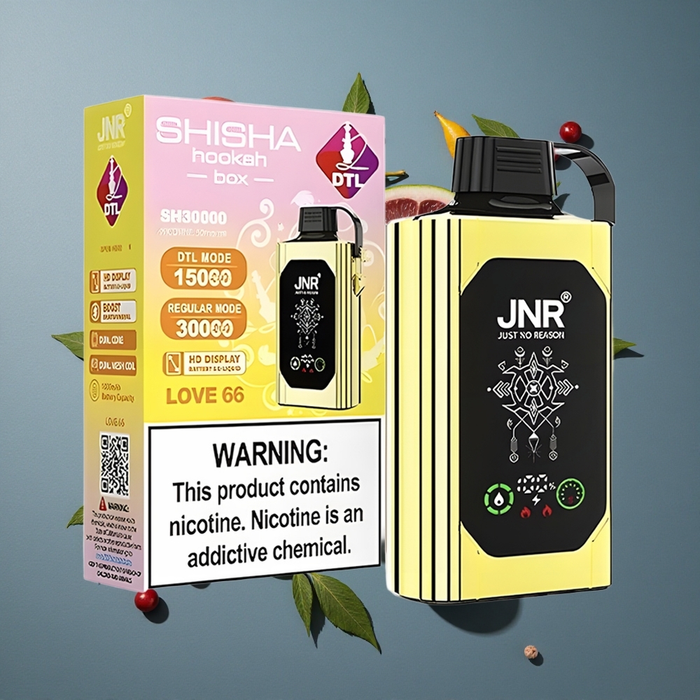 Amour 66 JNR Shisha Hookah Box 20500 Puffs - Affichage HD, 25ml, Double Mesh Coil - vente en gros Belgique