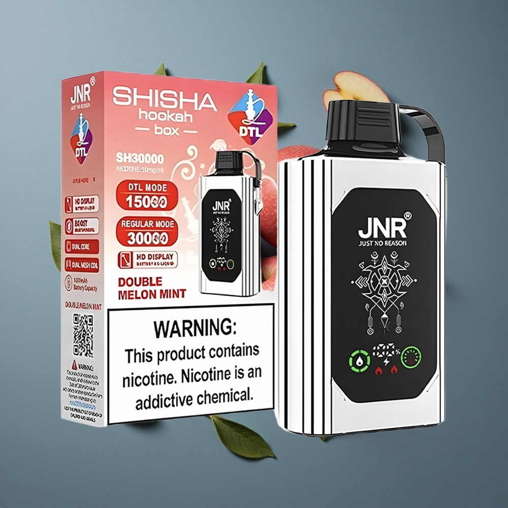 Double Pomme JNR Shisha Hookah Box 20500 Puffs Rechargeable Type-C HD Display vente en gros Belgique