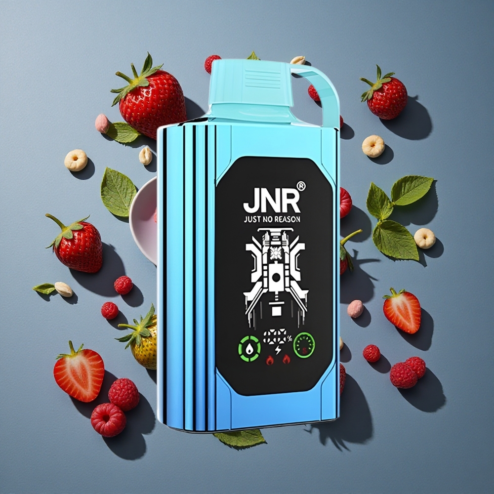 Fraise Framboise Bonbon JNR Shisha Box 20500 Puffs vente en gros Belgique HD Display 25ml