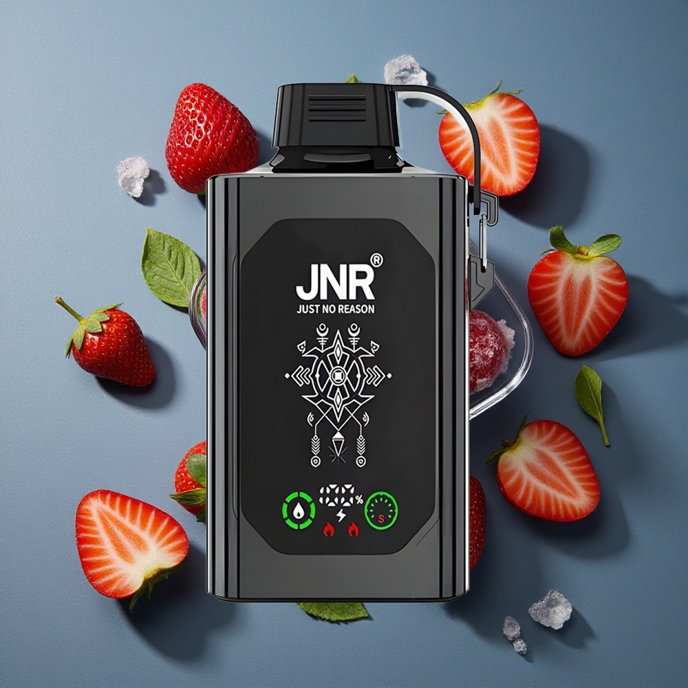 Fraise Glace JNR Shisha Hookah Box 20500 Puffs - Affichage HD, 25ml - vente en gros Belgique