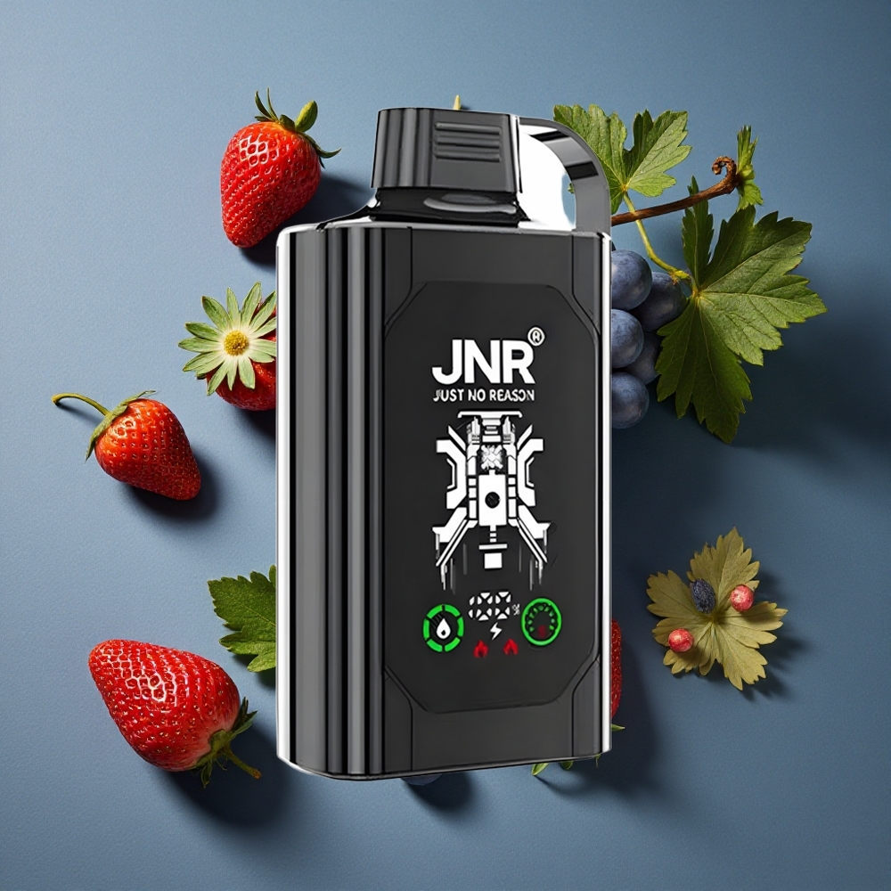 Fraise Raisin JNR Shisha Hookah Box 20500 Puffs vente en gros Belgique HD Display Dual Mesh Coil