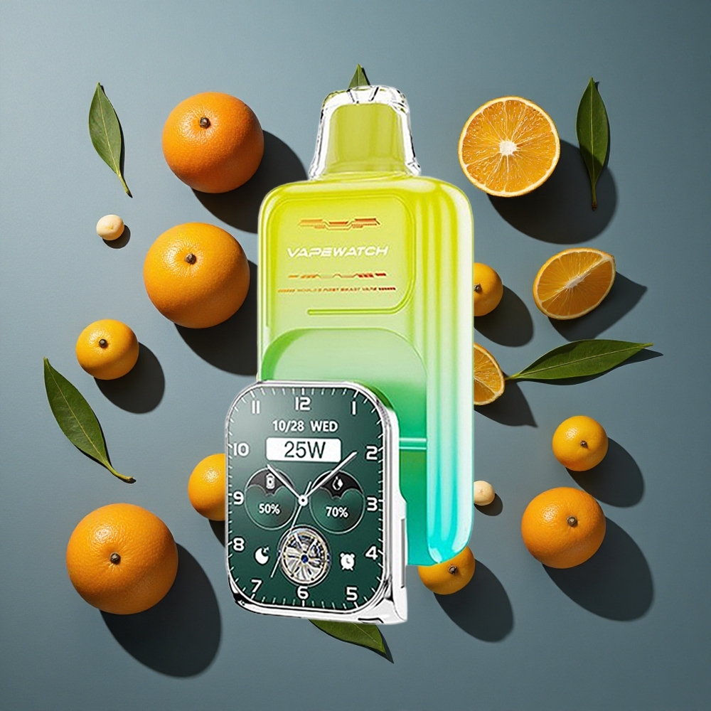 Orange Mangue JNR Vape Watch 30000 Puffs 19mL 5% vente en gros Belgique