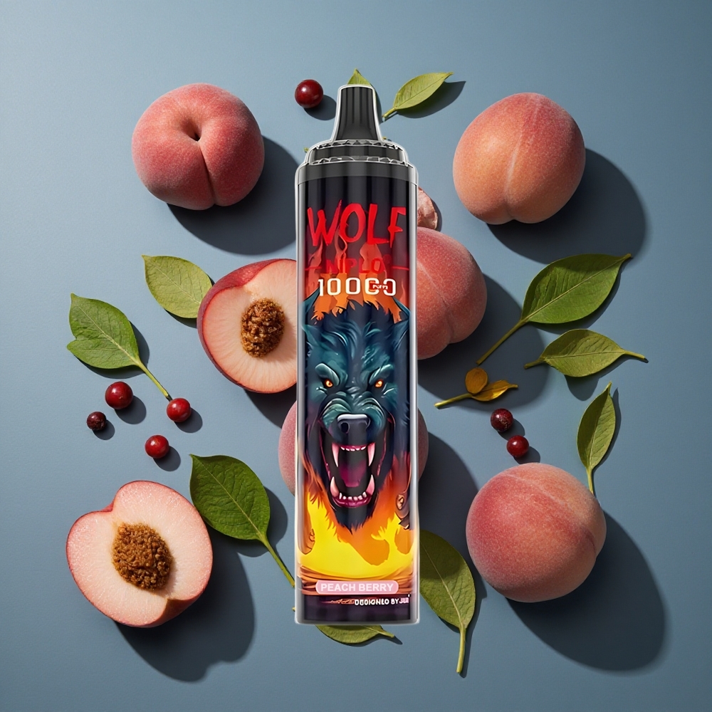 Pêche Baie JNR Wolf Niplo 10000 Puffs 20ml vente en gros Belgique Type-C